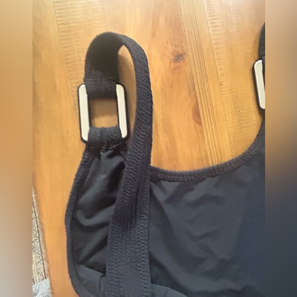 NWT Aerie Black Ribbed Swimsuit - Picture 8 of 9